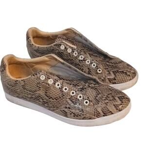 Puma Sneakers Match Trainers Womens Sz 9.5 Snakeskin Glam Streetwear Skate Retro
